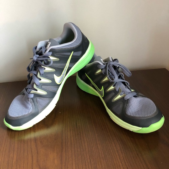 nikes with lime green